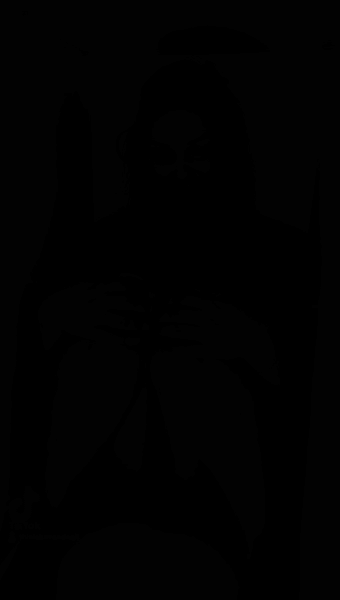 A curly girl poses in front of the camera in erotic lingerie